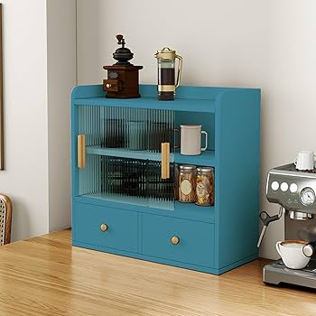Amazon｜MJKQ9 カウンター上収納 食器棚 スタイル6 小型 木製
